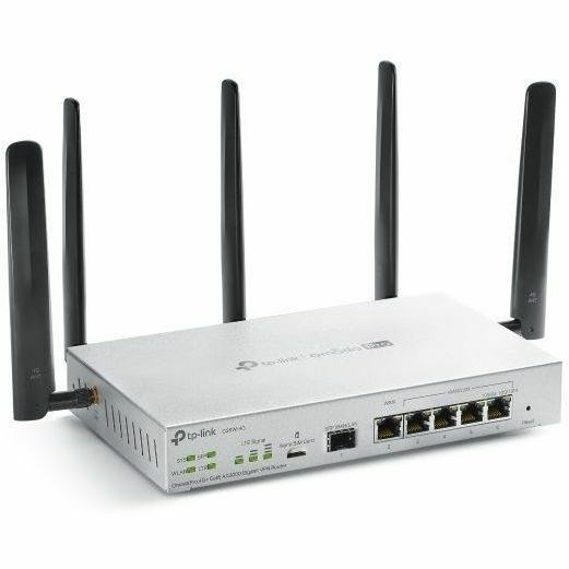 Omada Pro G36W-4G Wi-Fi 6 IEEE 802.11ax 1 SIM Ethernet, Cellular Modem/Wireless Router