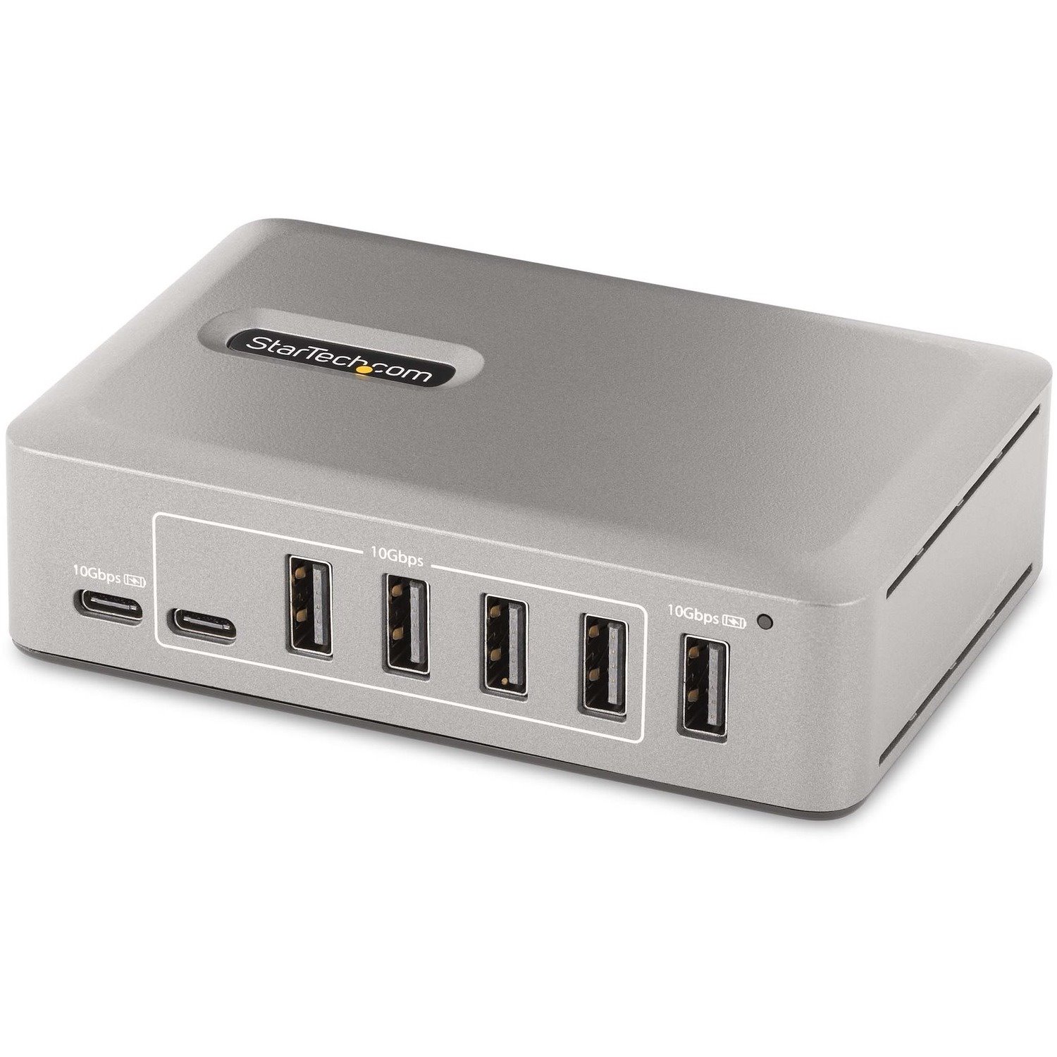 StarTech.com 10-Port USB-C Hub, 8x USB-A + 2x USB-C, Self-Powered w/ 65W Power Supply, USB 3.1 10Gbps Desktop/Laptop USB Hub w/ Charging