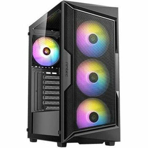 Antec Gamingcomputerkast - ATX, Micro ATX, ITX Motherboard Supported - Mid-tower - Staal, Plastic, Gehard glas - Zwart