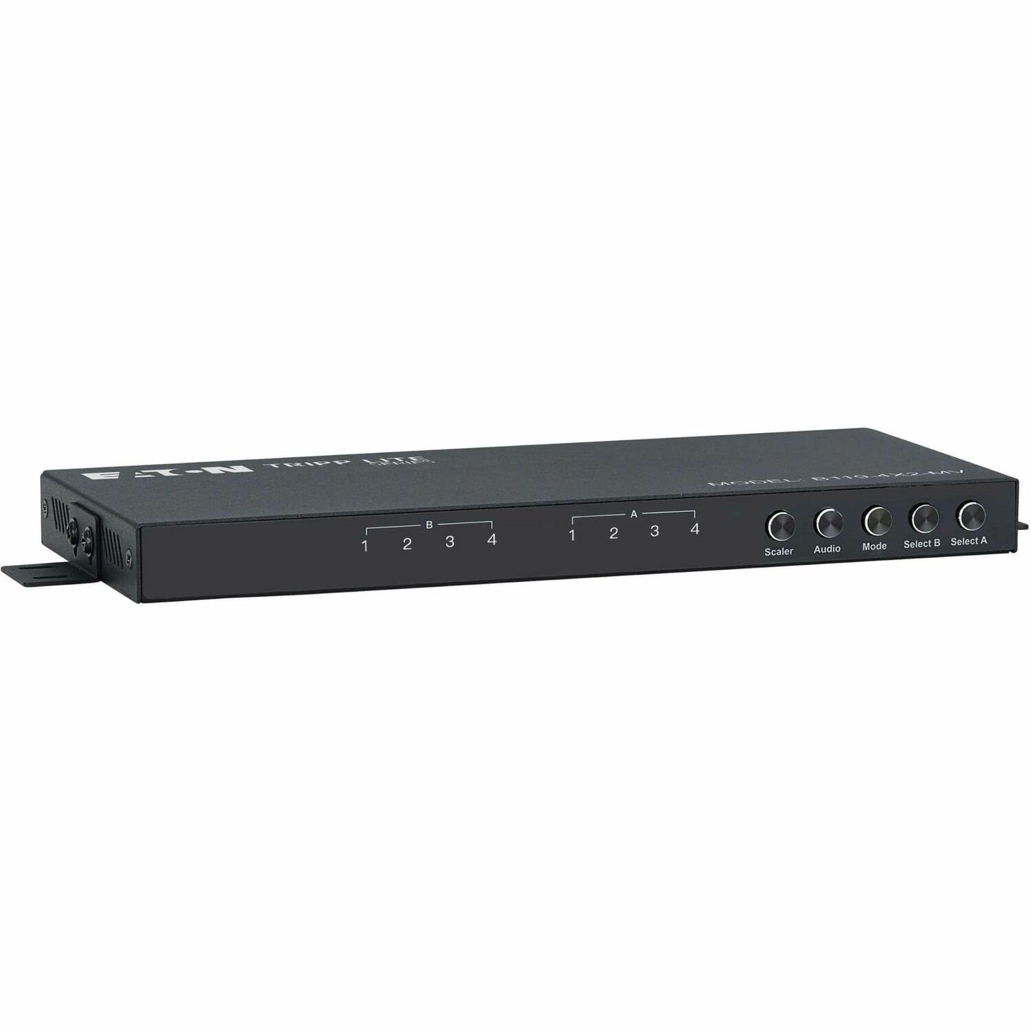 Tripp Lite series 4x2 Matrix Switch with Quad Multiviewer - 4K 30 Hz, 4:4:4, Seamless Switching, Scaling, Audio Out, RS-232 & Remote Control