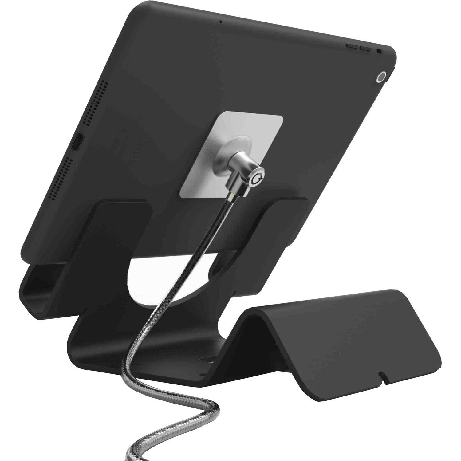 Compulocks Universal Tablet Holder with Keyed Cable Lock Black