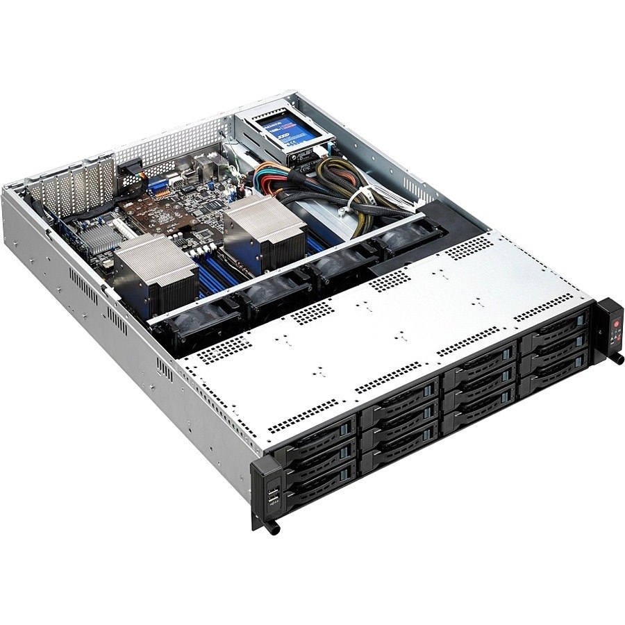 Asus RS520-E8-RS12-E V2 Barebone System - 2U Rack-mountable - Socket LGA 2011-v3 - 2 x Processor Support