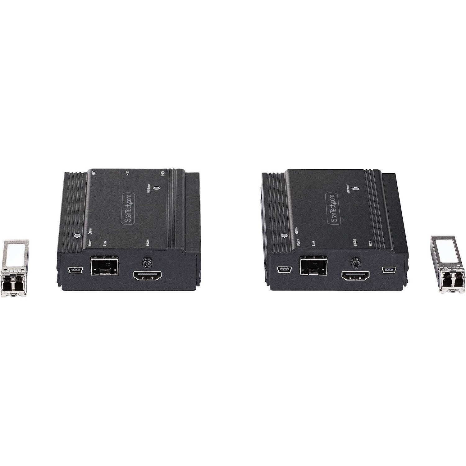 STARTECH HDMI KVM EXTENDER OVER FIBER, 4K HDMI & USB REMOTE KVM SWITCH, 2YR