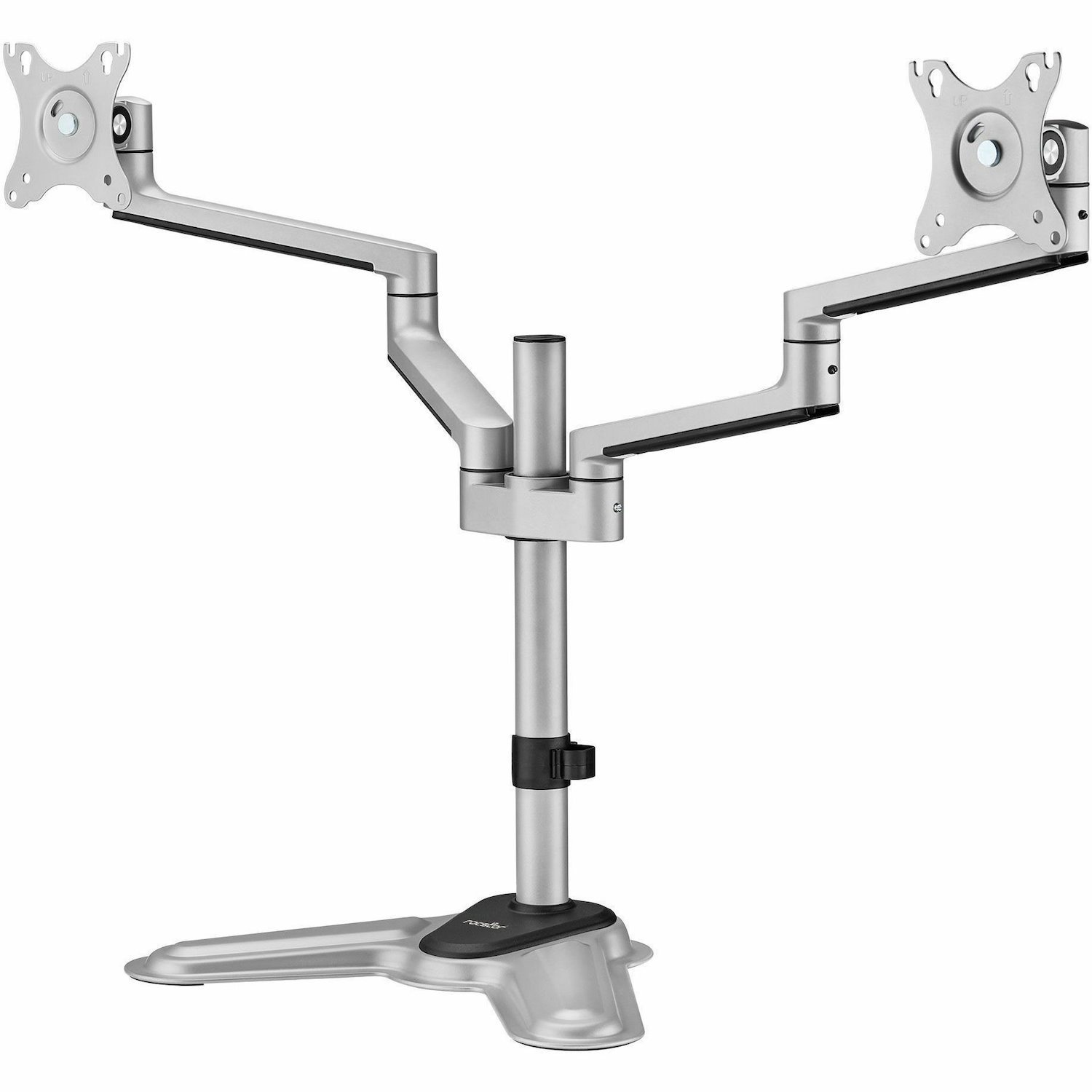 Rocstor Mounting Pole for Monitor, Display - Silver, Black