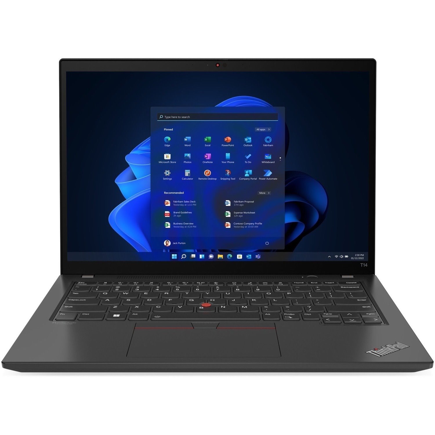 Lenovo ThinkPad T14 Gen 3 21CF003JAU 14" Notebook - WUXGA - AMD Ryzen 5 PRO 6650U - 16 GB - 256 GB SSD - Thunder Black