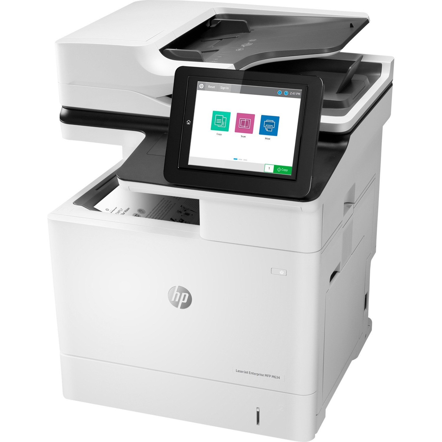 HP M634DN LASER ENT MONO MFP A4, 52PPM, 1200X1200DPI, DUPLEX, NETWORK, FAX, 1YR