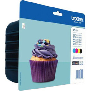 Brother LC-123VALBP Original Inkjet Ink Cartridge - Value Pack - 4 / Blister Pack