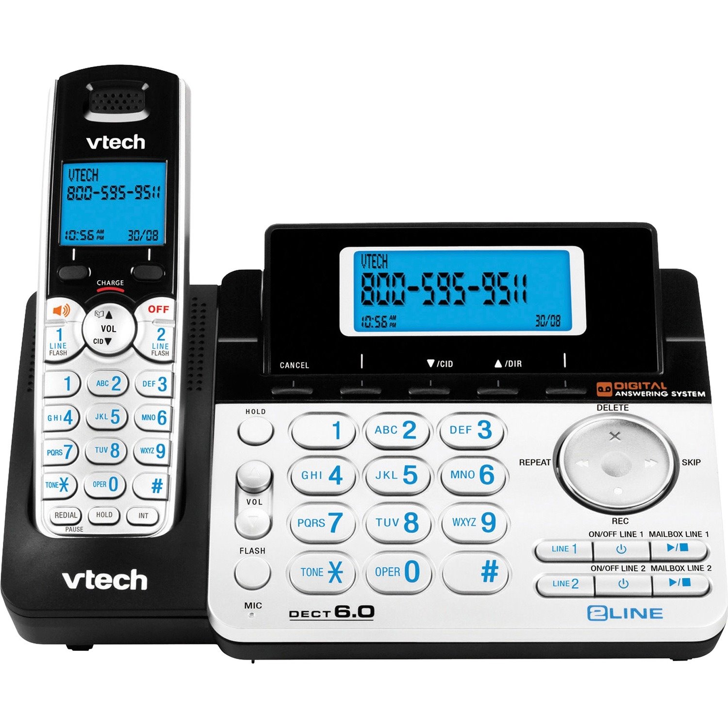 VTech DS6151 DECT 6.0 Cordless Phone - Silver