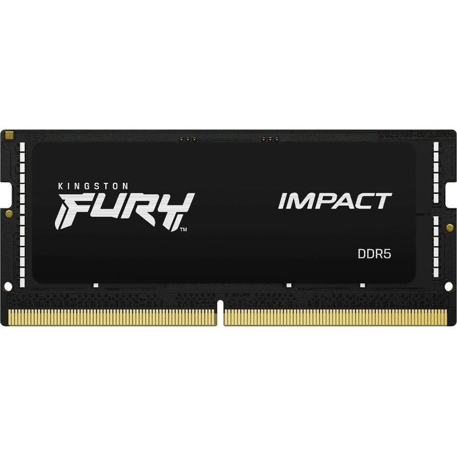 Kingston FURY Impact RAM Module for Notebook - 32 GB (1 x 32GB) - DDR5-5600/PC5-44800 DDR5 SDRAM - 5600 MHz Dual-rank Memory - CL40 - 1.10 V