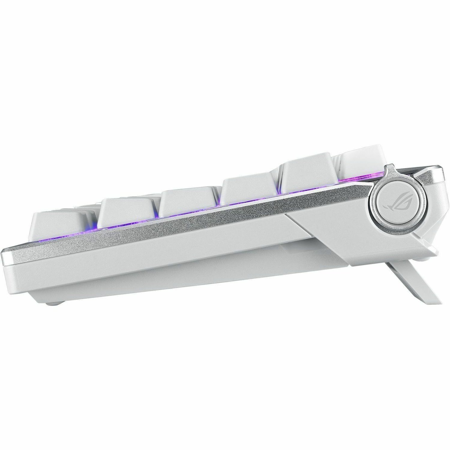 Asus ROG Azoth Gaming Keyboard - Wired/Wireless Connectivity - USB 2.0 Interface - RGB LED - White