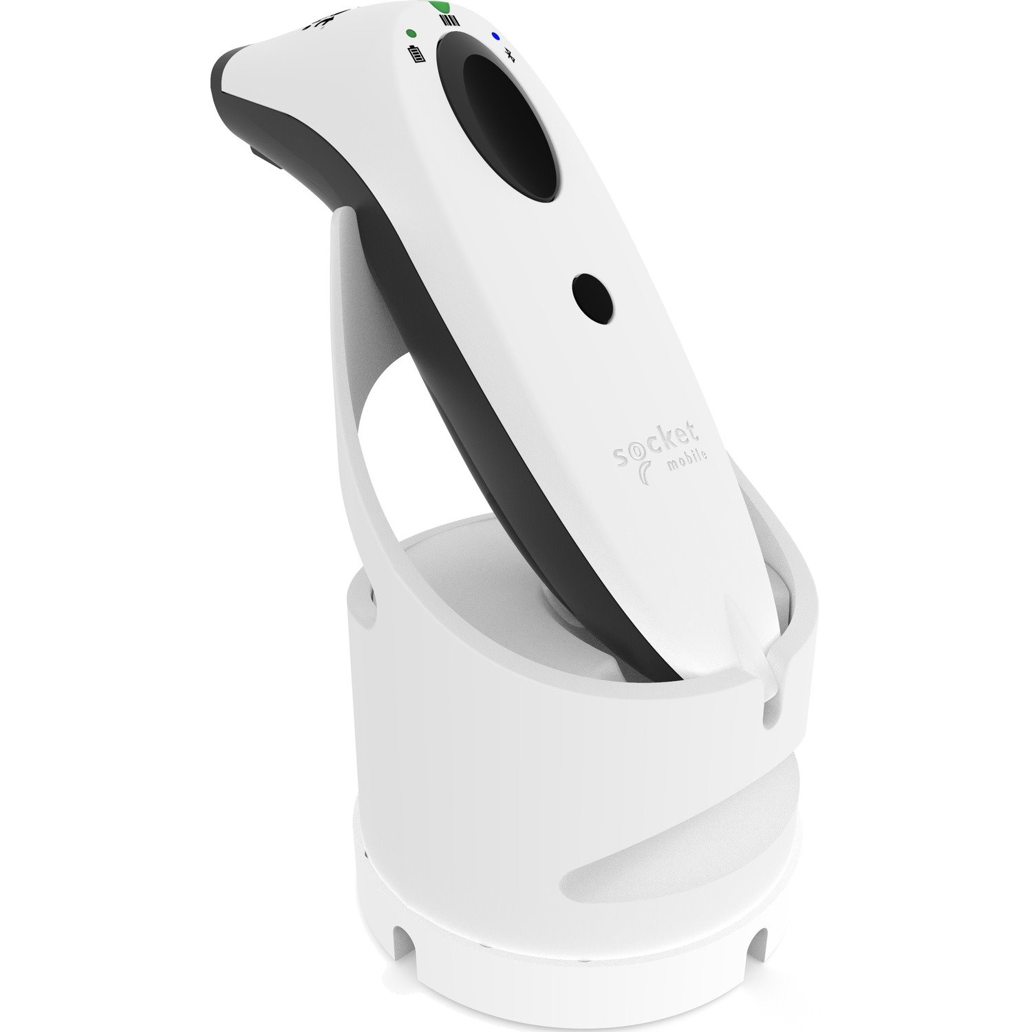 Socket Mobile SocketScan S720 Handheld Barcode Scanner Kit - Wireless Connectivity - White