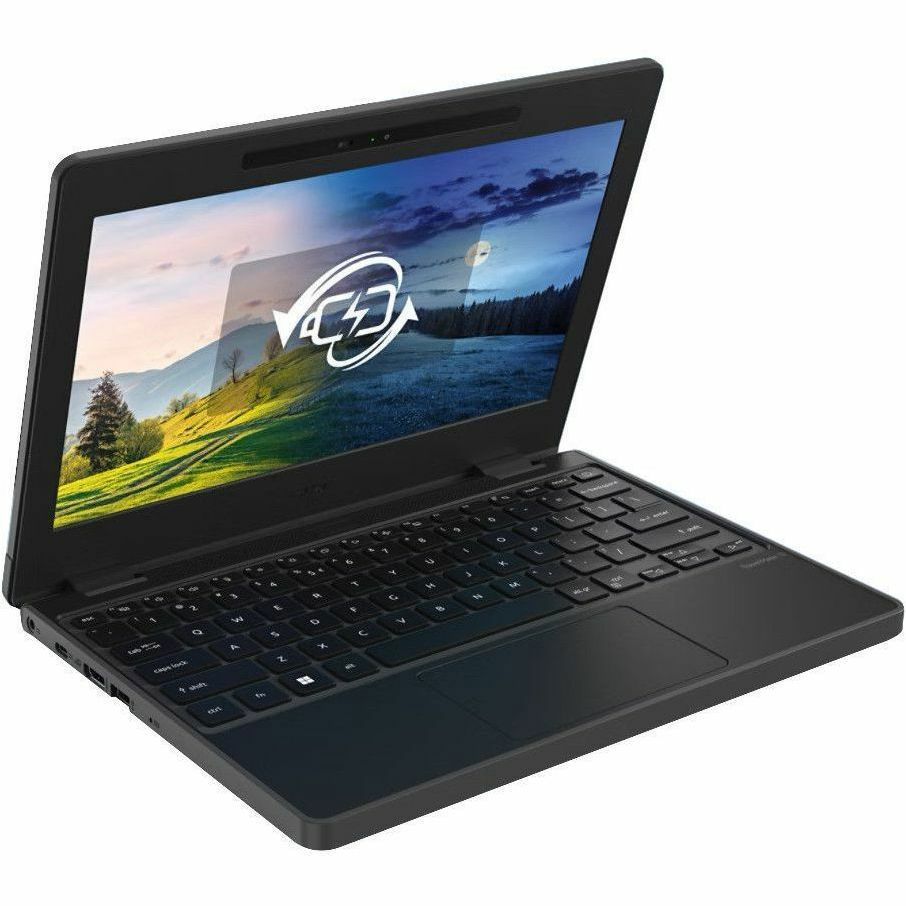 Acer TravelMate B3 11 B311-34 TMB311-34-C6MZ 11.6" Notebook - HD - 60 Hz - Intel N-Series N150 - 4 GB - 128 GB Flash Memory - English Keyboard - Black
