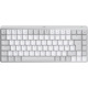 Logitech MX Mechanical Mini Keyboard - Wireless Connectivity - USB Type C Interface - LED - English (UK) - QWERTY Layout - Light Grey