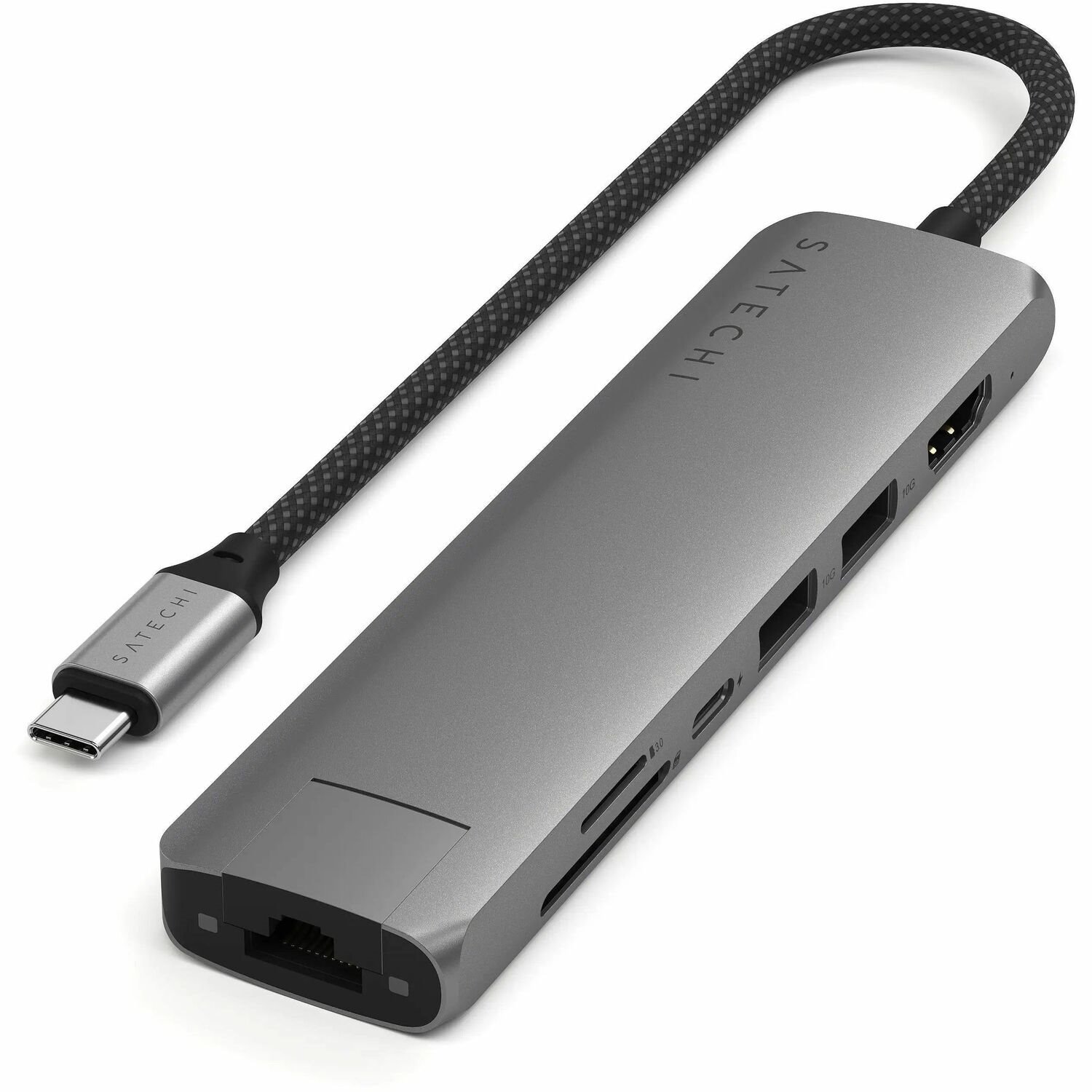 Satechi 7-in-1 USB-C Slim Multiport Adapter with Ethernet