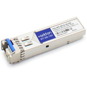 AddOn TRENDnet TEG-MG-BX-D-20 Compatible TAA Compliant 1000Base-BX SFP Transceiver (SMF, 1490nmTx/1310nmRx, 20km, LC, DOM)