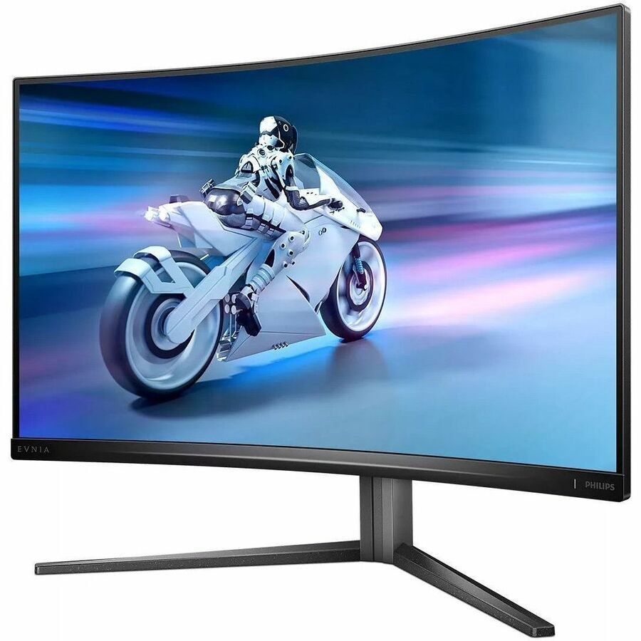 Philips Evnia 32M2C5500W/00 32" Class WQHD Curved Screen Gaming LED Monitor - 16:9 - Textured Dark Slate