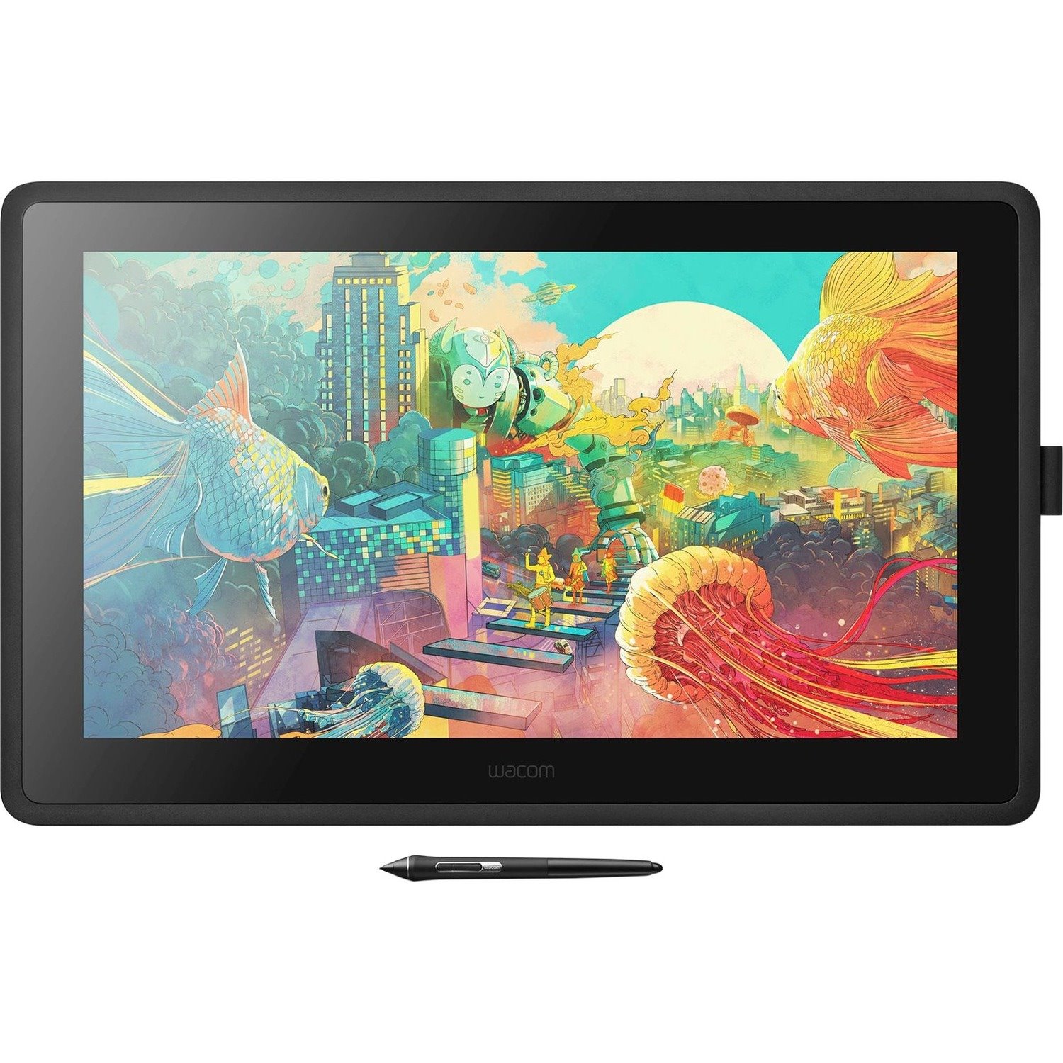 Wacom Cintiq DTK2260K0A Graphics Tablet - 54.9 cm (21.6") LCD - 5080 lpi - Cable - Black