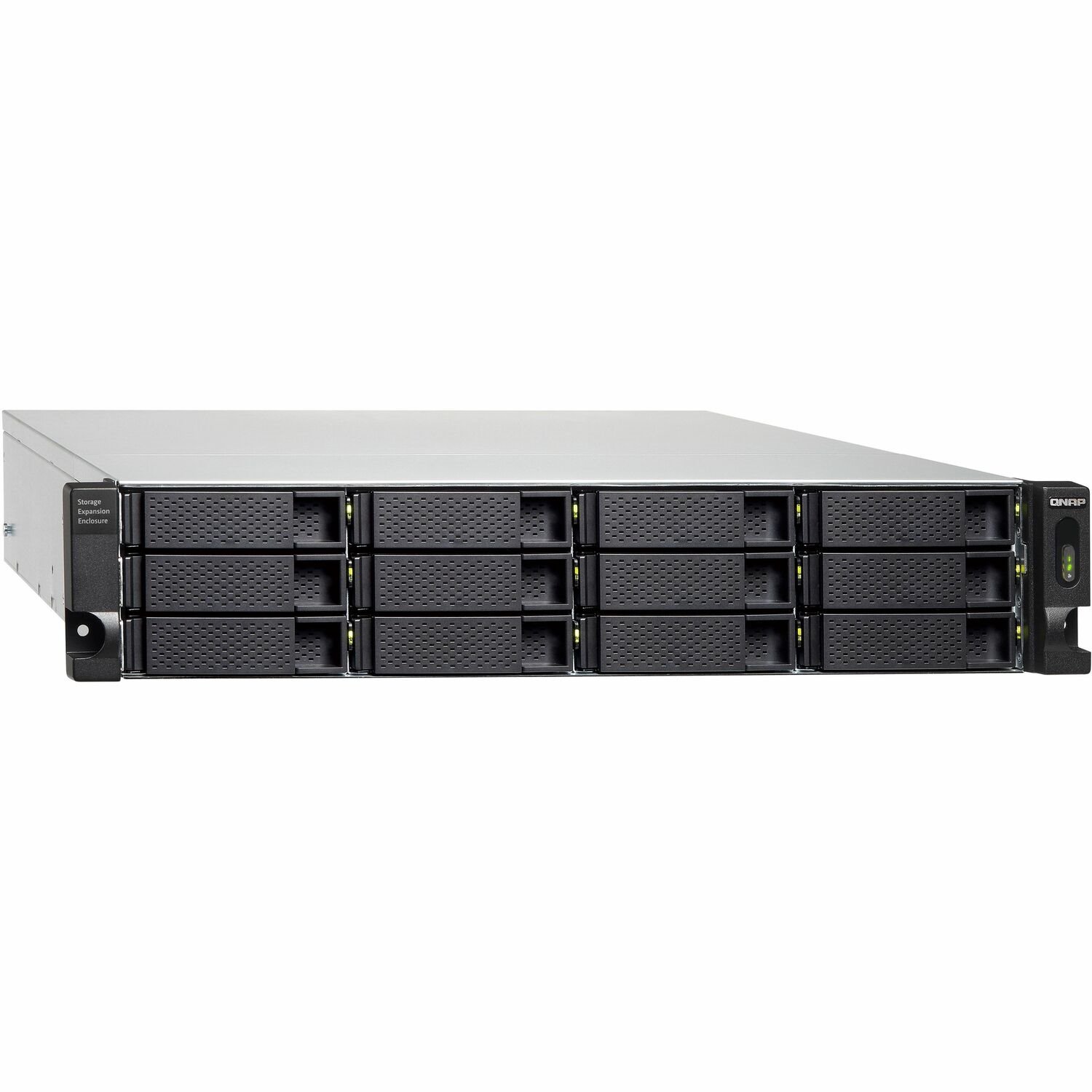 QNAP TL-R1200C-RP Drive Enclosure SATA/600 - USB 3.2 (Gen 2) Type C Host Interface - 2U Rack-mountable