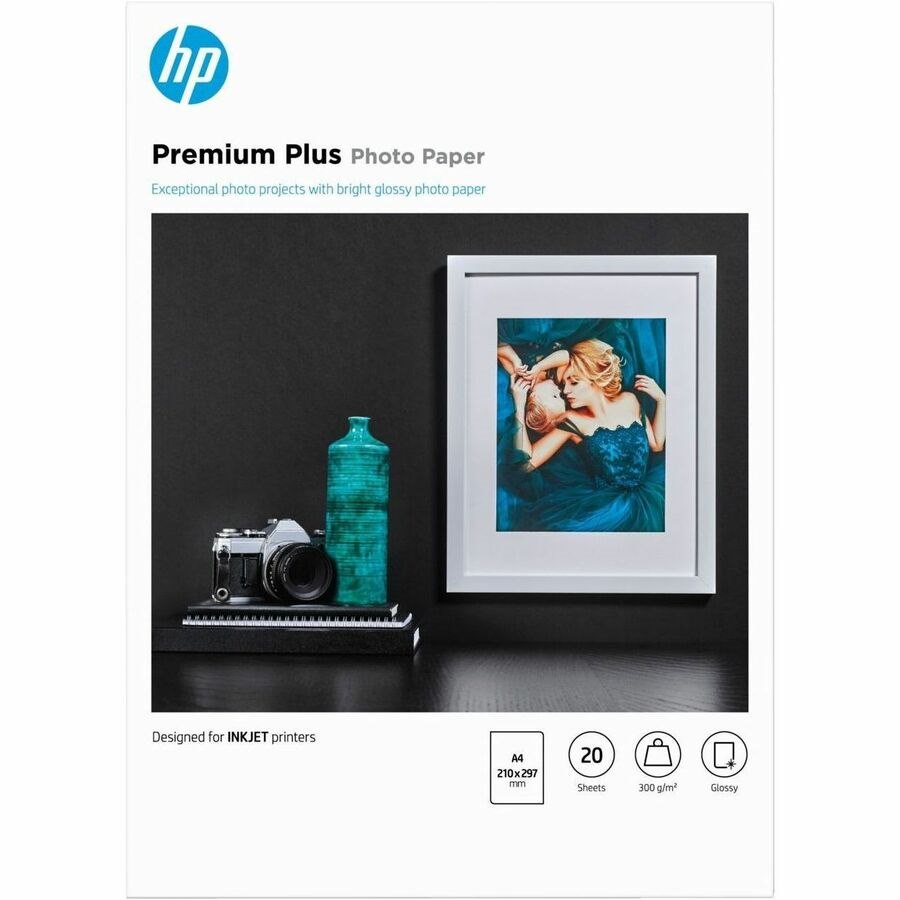 HP Premium Plus Inkjet Fotopapier - Gerecycleerd