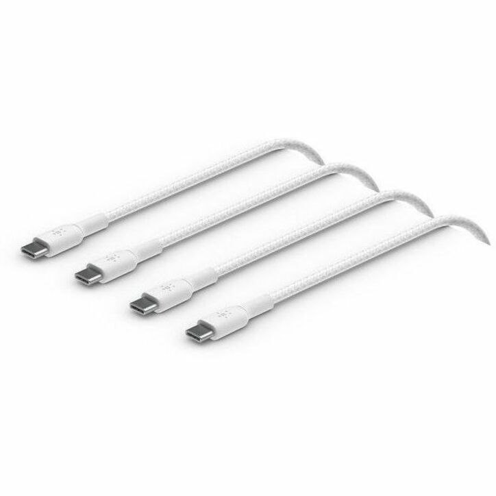 Belkin BoostCharge 2 m USB-C Data Transfer Cable for iPad, iPad Pro, MacBook Pro, iPad mini - 2 Pack