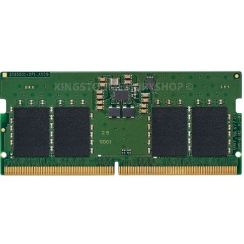 Kingston RAM Module for Notebook, Desktop PC, Workstation - 8 GB (1 x 8GB) - DDR5-4800/PC5-38400 DDR5 SDRAM - 4800 MHz Single-rank Memory - CL40 - 1.10 V - Retail