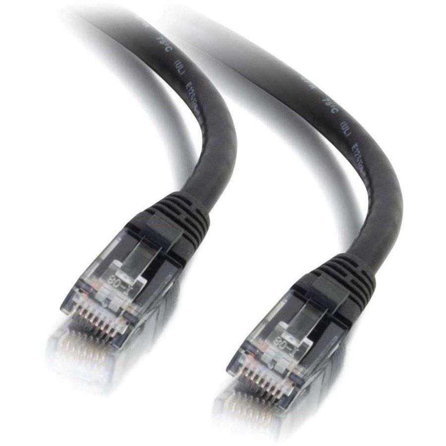 C2G 15ft Cat6 Snagless Unshielded UTP Ethernet Network Patch Cable (RJ45 M/M), Black, Standard RJ45 Connectors, 5600pf/100m
