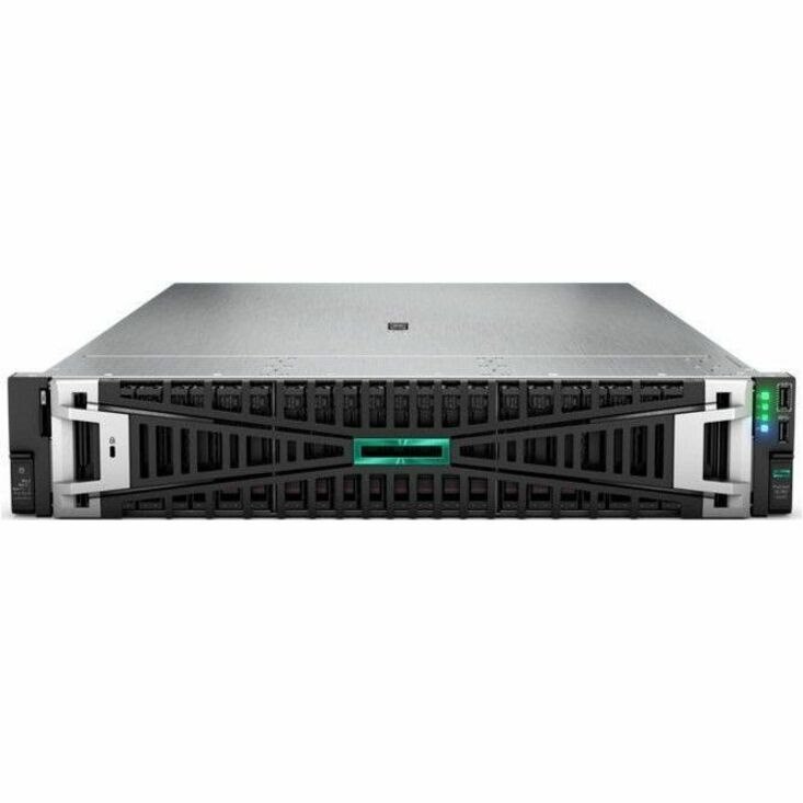 HPE ProLiant DL380 G11 2U Rack Server - 2 x Intel Xeon Silver 5515+ 3.20 GHz - 128 GB RAM - 2.93 TB HDD - (5 x 600GB) HDD Configuration - Serial ATA/600, 12Gb/s SAS, NVMe Controller