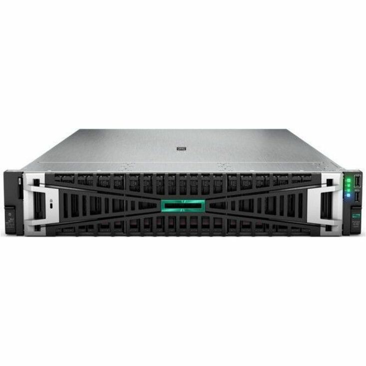 HPE ProLiant DL380 G11 2U Rack Server - 2 x Intel Xeon Silver 5515+ 3.20 GHz - 128 GB RAM - 2.93 TB HDD - (5 x 600GB) HDD Configuration - Serial ATA/600, 12Gb/s SAS, NVMe Controller
