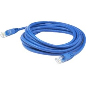 AddOn 6in Blue CAT 6A Shielded PVC Ethernet Cable Snagless Bubble Boot RJ-45 M/M