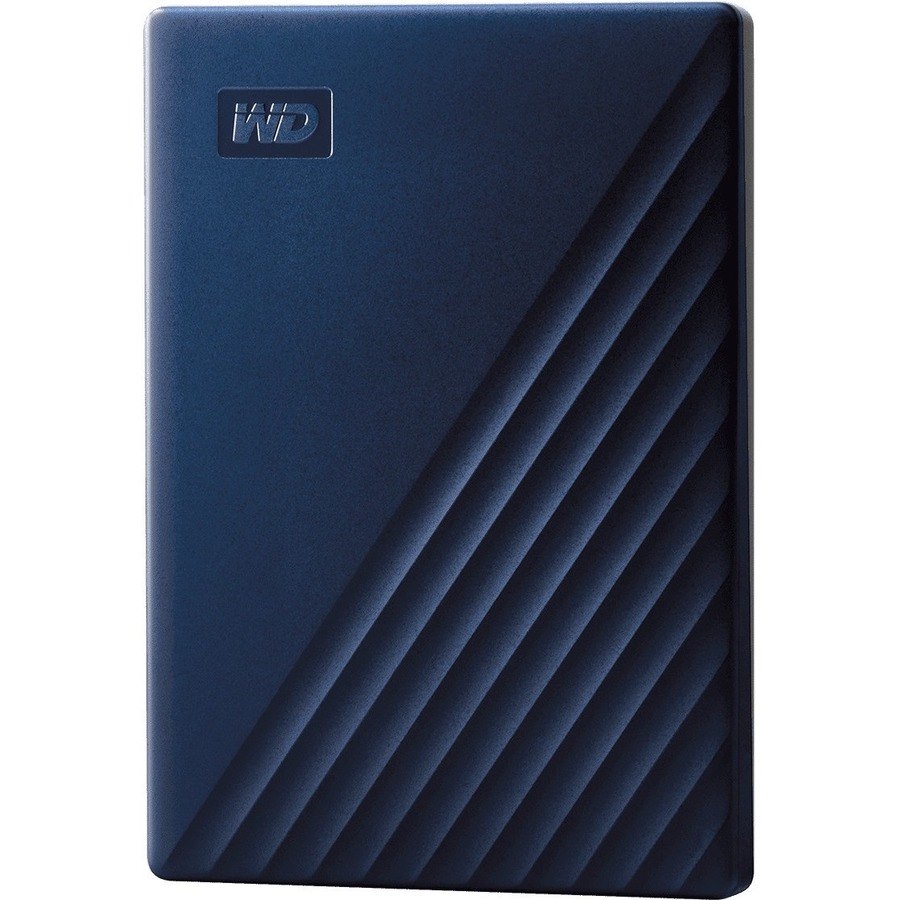 WD My Passport for Mac 4 TB Portable Hard Drive - External - Midnight Blue