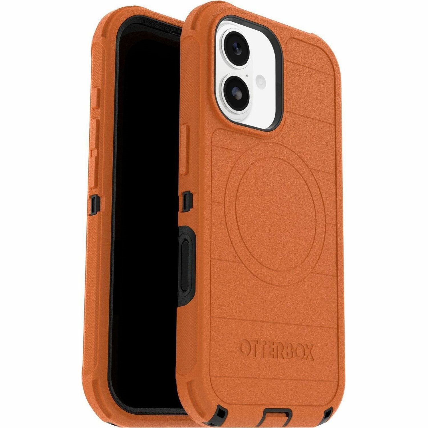 OtterBox Defender Series Pro Carrying Case (Holster) Apple iPhone 17 Smartphone - Orange