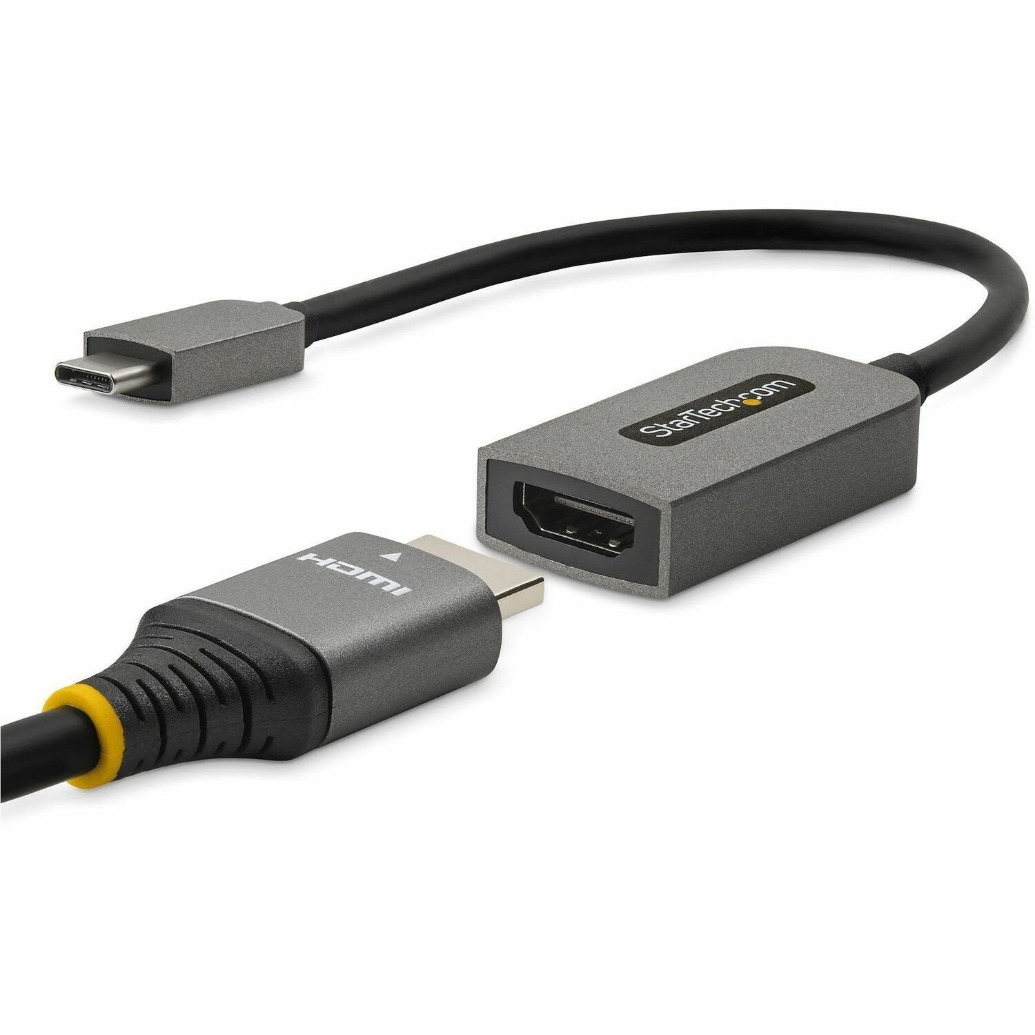 USB-C auf HDMI 2.0b Adapter, 4K 60Hz, HDR10, USB Typ-C DP Alt Mode auf HDMI Monitor/Display/TV, USB C auf HDMI Konverter