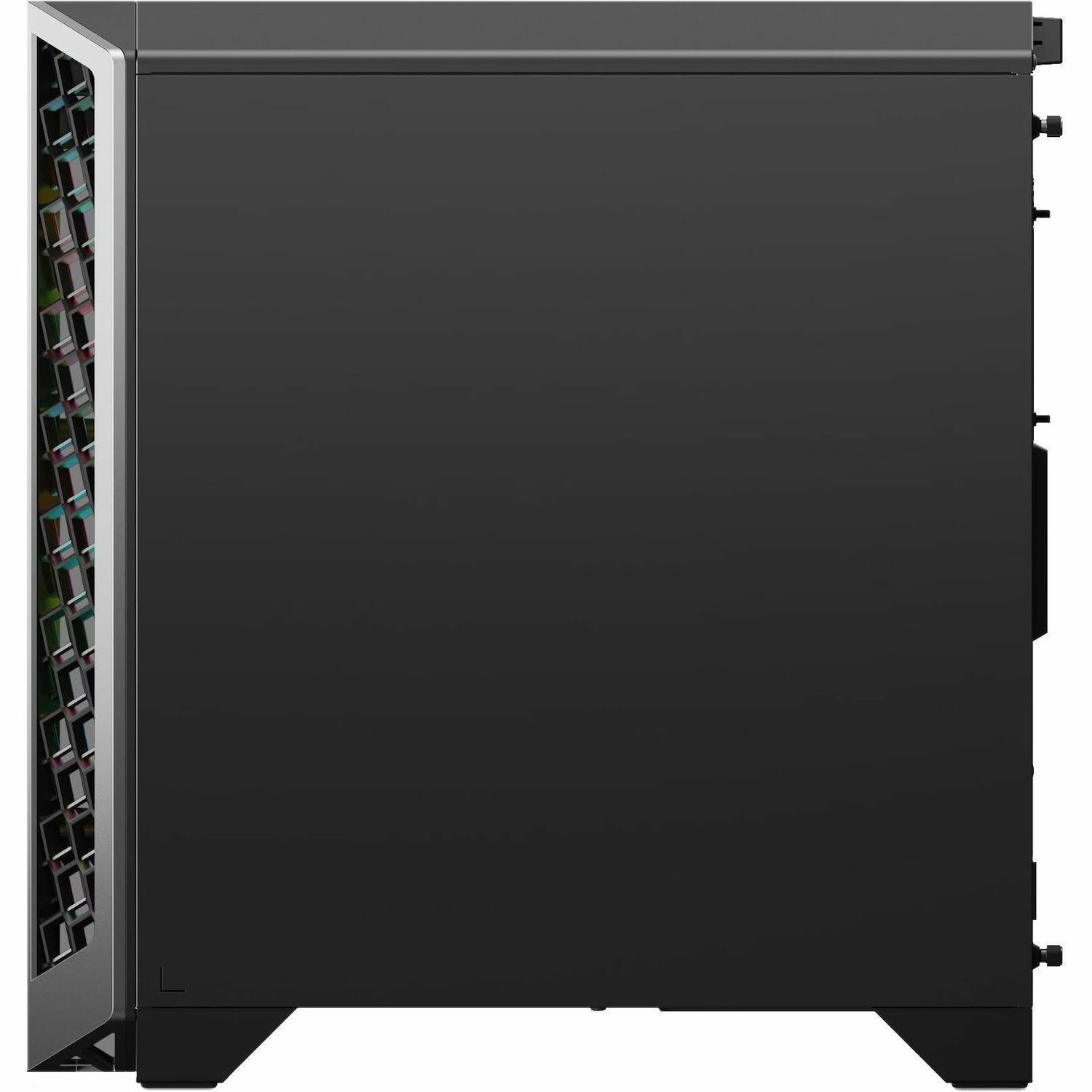 Lenovo LOQ 26ADR10 91DF000VCF Gaming Desktop Computer - AMD Ryzen 7 8745HX - 32 GB - 1 TB SSD - Tower - Luna Gray, Eclipse Black