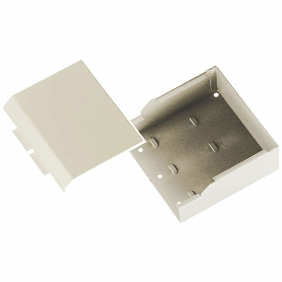 Hubbell Premise Wiring Metal Raceway, Entrance Fitting, HBL6750 Series, Ivory