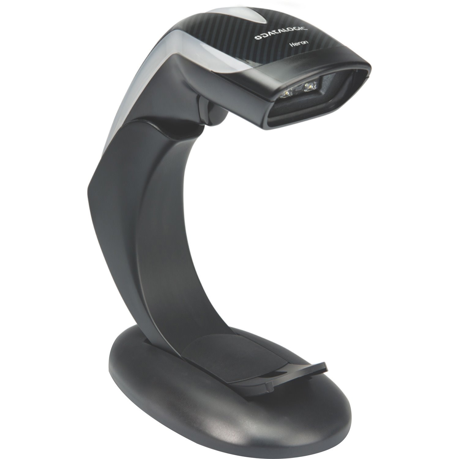 Datalogic Heron HD3430 Handheld Barcode Scanner Kit - Cable Connectivity - Black