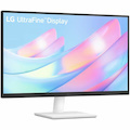 LG UltraFine 27US500-W 27" Class 4K UHD LED Monitor - 16:9 - White, Black