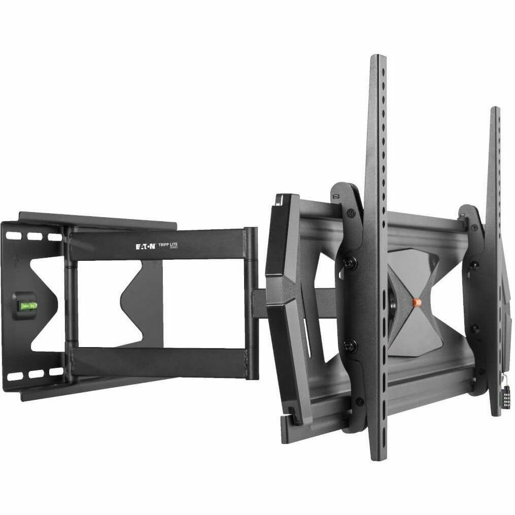 Eaton Tripp Lite Series Heavy-Duty Full-Motion Security TV Wall Mount for 37" to 80", Flat or Curved, UL Certified