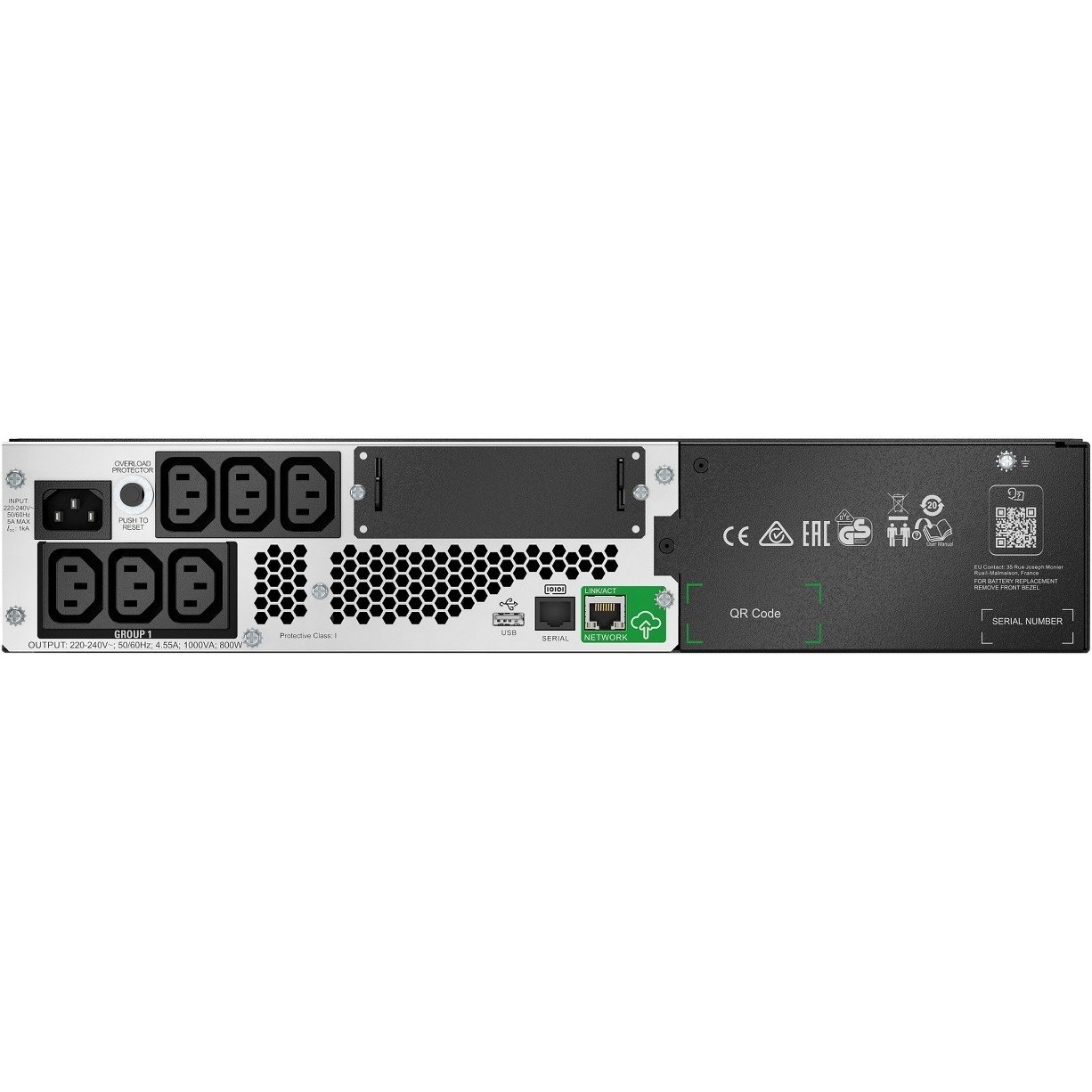 APC by Schneider Electric Smart-UPS Line-interactive UPS - 1 kVA/800 W