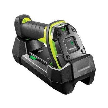 Zebra DS3678-SR Rugged Industrial, Warehouse Handheld Barcode Scanner Kit - Wireless Connectivity - Industrial Green - USB Cable Included