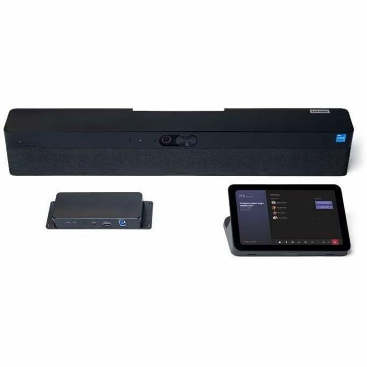 Lenovo ThinkSmart One - Video Conferencing Kit (Touchscreen Console, Compute System) - With 3 Years Lenovo Premier Support - Certified For Microsoft Teams Rooms