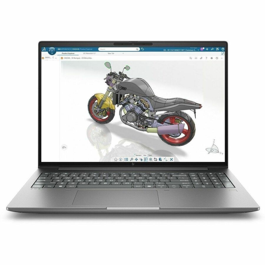 HP ZBook X G2i 16" Touchscreen Copilot+ PC Mobile Workstation - WUXGA - Intel Core Ultra 9 Series 3 386H - 64 GB - 1 TB SSD - Meteor Silver