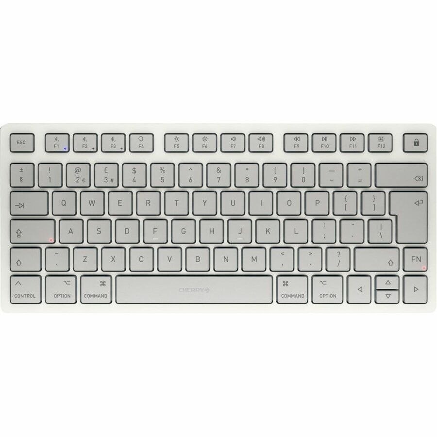 CHERRY KW 7100 MINI BT FOR MAC Keyboard - Wireless Connectivity - English (UK) - Moonlight White