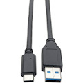 Eaton Tripp Lite Series USB-C to USB-A Cable (M/M), USB 3.2 Gen 1 (5 Gbps), Thunderbolt 3 Compatible, 6 ft. (1.83 m)