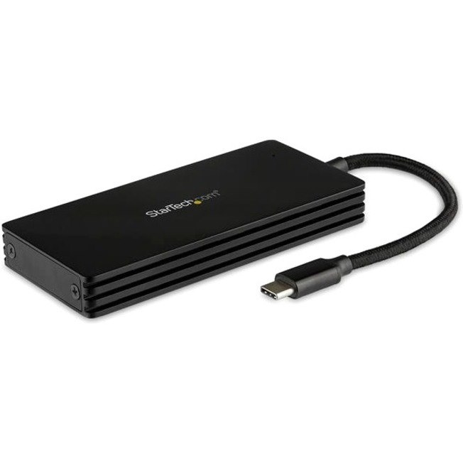 StarTech.com Drive Enclosure - USB 3.1 Type C Host Interface - UASP Support External - Black