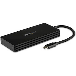 StarTech.com M.2 SSD Enclosure for M.2 SATA Drives - USB 3.1 Gen 2 - M.2 External Enclosure for USB-C Laptop - M.2 SATA USB Adapter