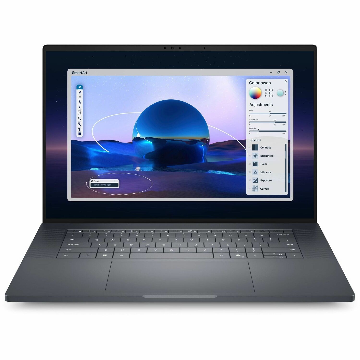 DELL PRO16 MAX PREMIUM, 16"FHD+IR, U9-285H, 32GB, 1TB, RTX PRO2000(8GB), W11P(AI), 3YP
