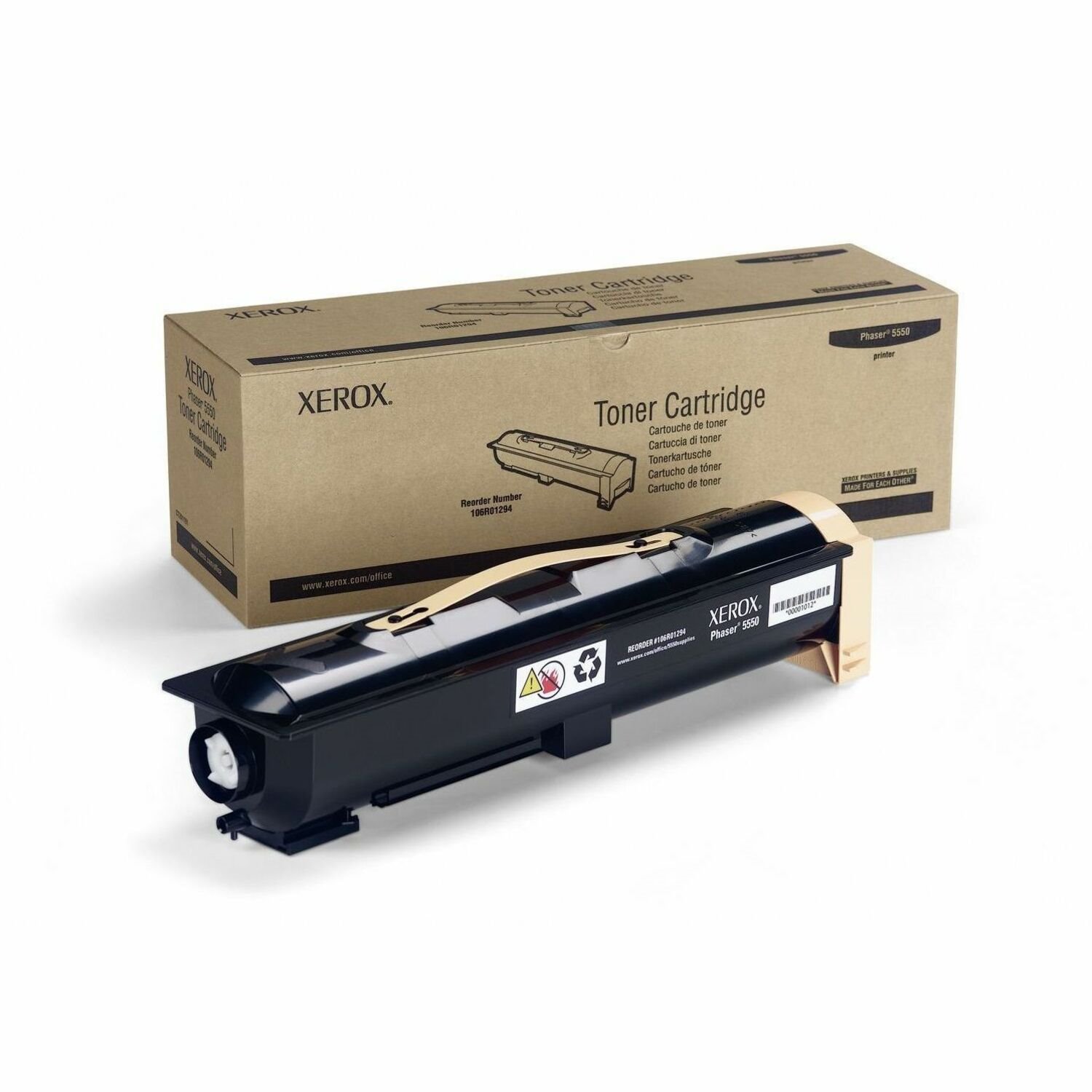 Xerox 106R01294 Origineel Laser Tonercartridge - Zwart - 1 Stuk