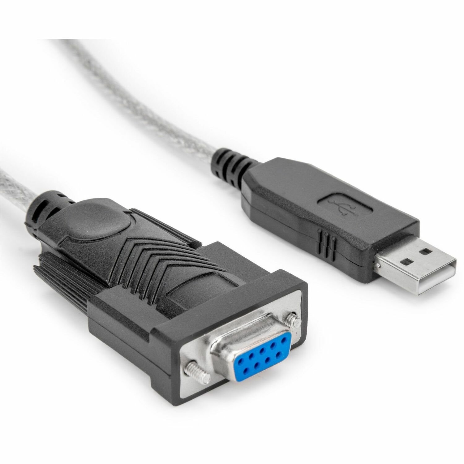 Rocstor 6ft 1 Port USB to Null Modem RS232 DB9 Serial DCE Adapter Cable with FTDI