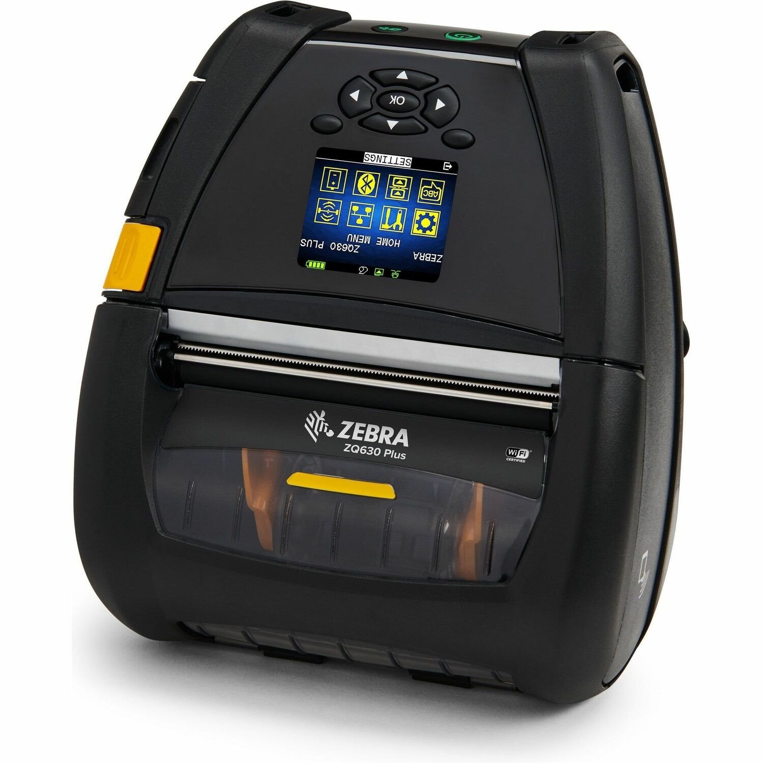Zebra ZQ630 Plus Industrial, Mobile, Warehouse, Transportation & Logistic Direct Thermal Printer - Monochrome - Label/Receipt Print - Fast Ethernet - USB - USB Host - Bluetooth - IEEE 802.11ac Wireless LAN - Near Field Communication (NFC) - RFID - Battery Included
