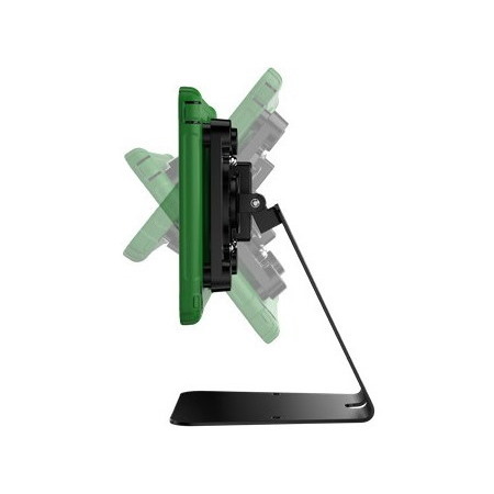 CTA Digital Quick Release Table Kiosk with Wireless Inductive Charging Case (Green)
